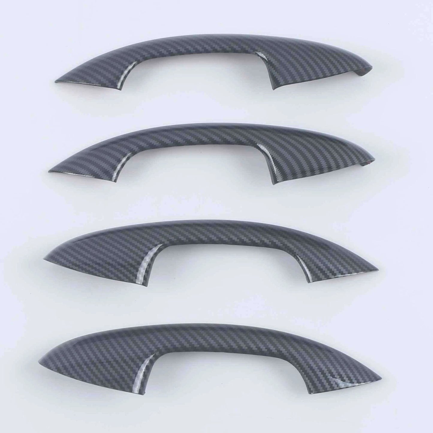 Half Pack Fiber Door Handle Lid Cover Trim for 2023 Mercedes-Benz GLC X254