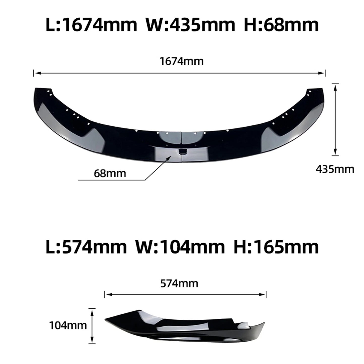 Front Spoiler Lip for BMW F32 F33 F36 M Sport (2014-2020)