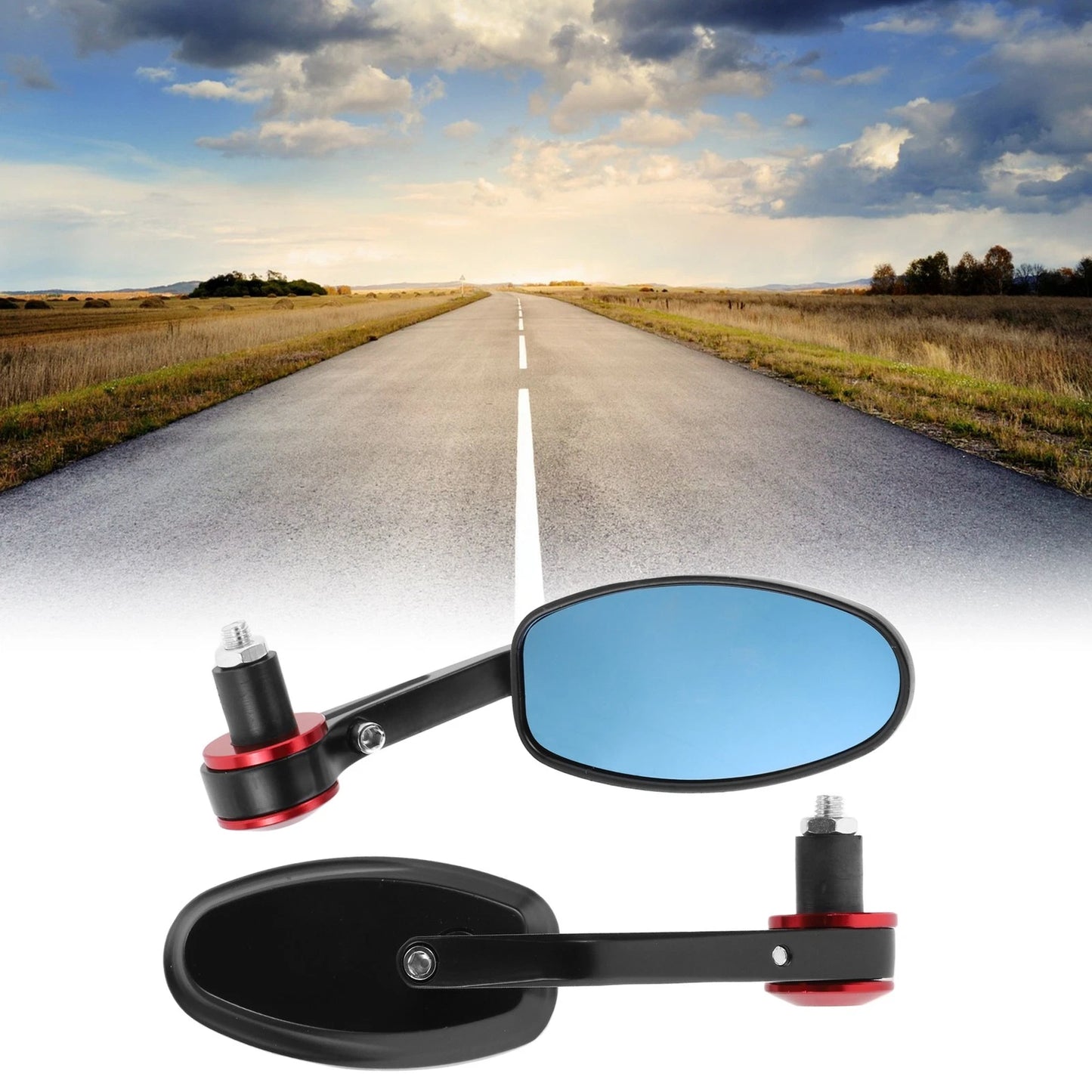 Rear View Mirrors / 1 Set / Handlebar Mirrors for M8 Motorcycle