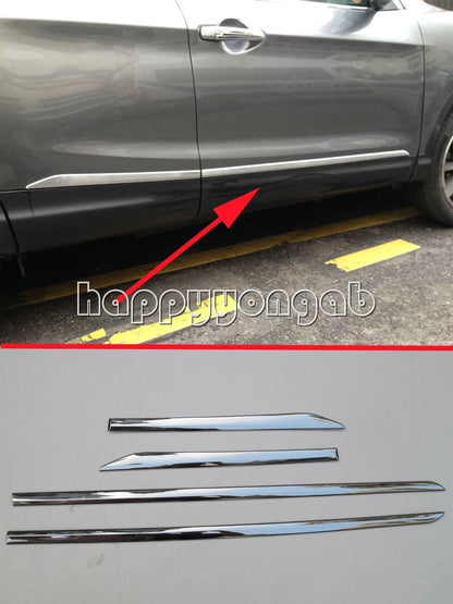 Body Door Side Molding Cover Trim for Nissan Qashqai Rogue Sport (2014-2018)