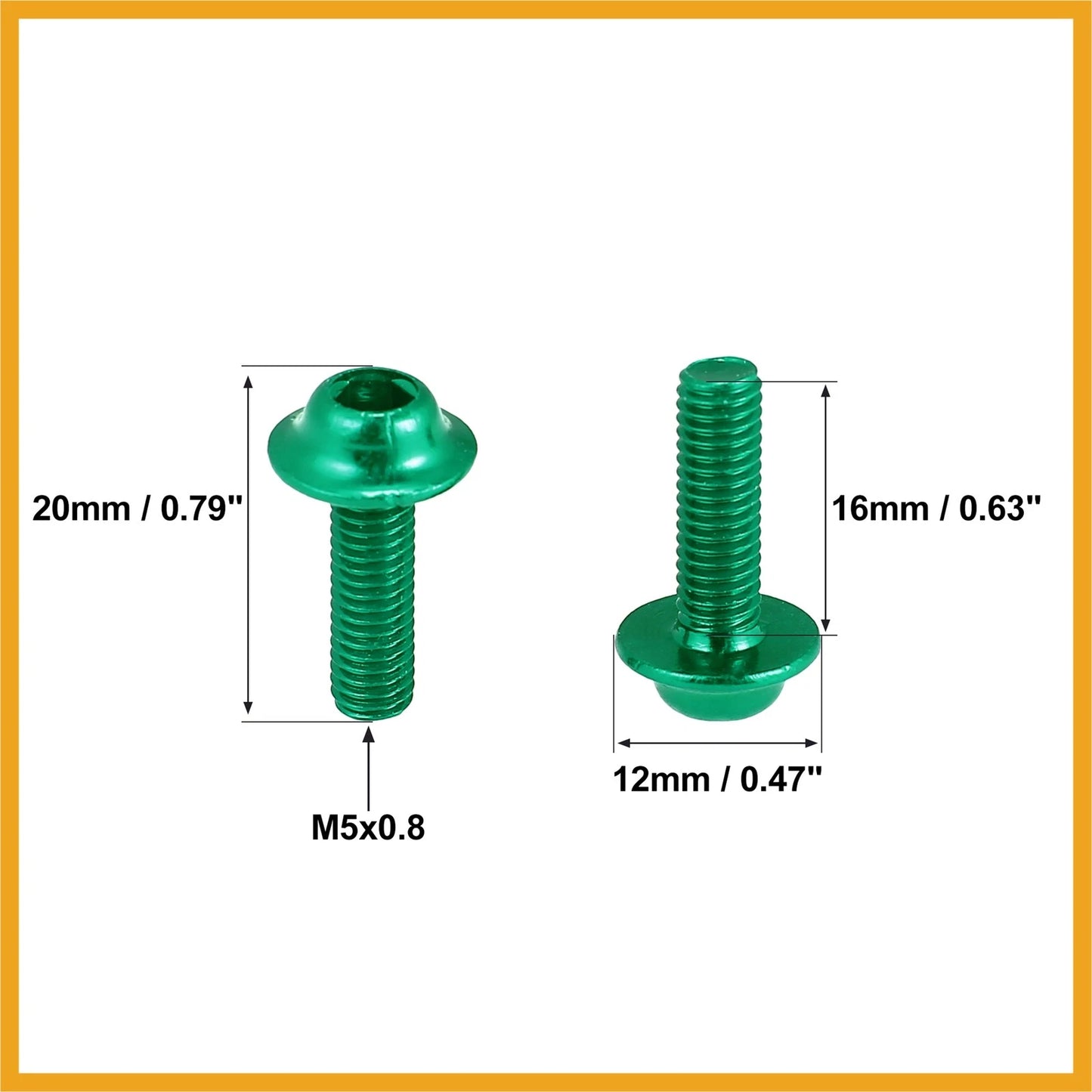 Screws / 10 x M5 Windscreen Screws for Fairing Motorcycles
