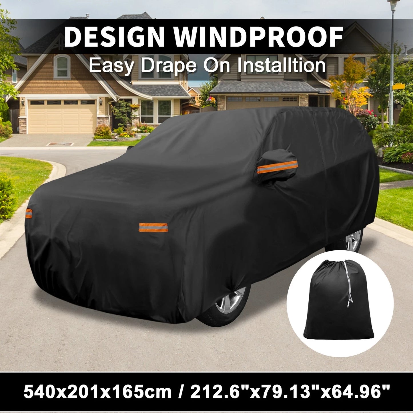Waterproof Aluminum Film Car Cover for Ford Expedition (2018-2023)