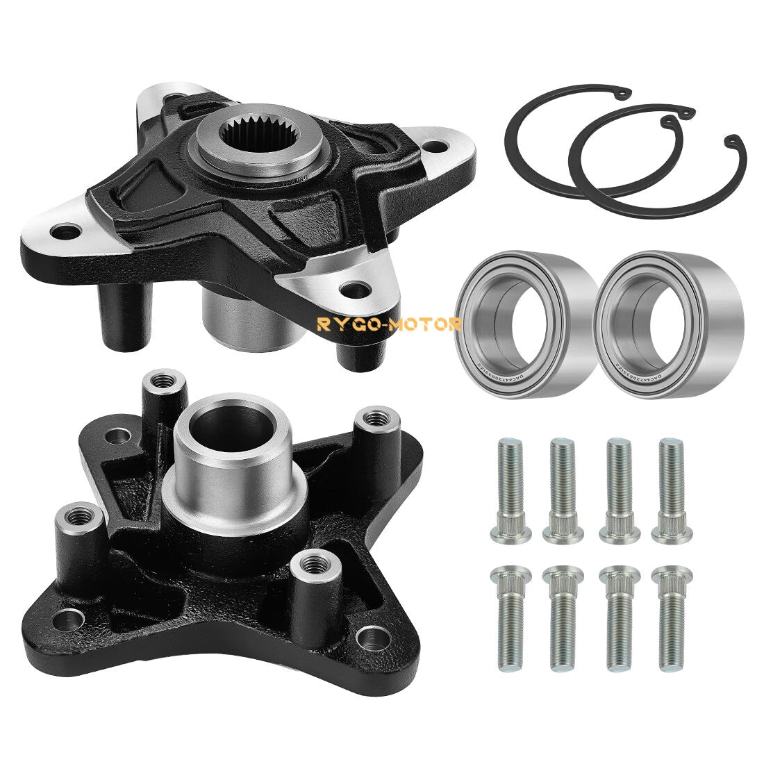 2 x Rear Wheel Hubs & Bearing for Polaris RZR XP 900 (2011–2013)