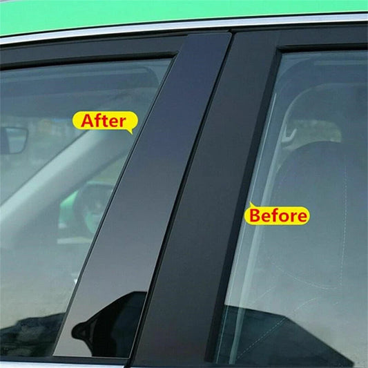 12Pcs Door Pillar Frame Cover Stickers for Range Rover HSE (2002-2012)