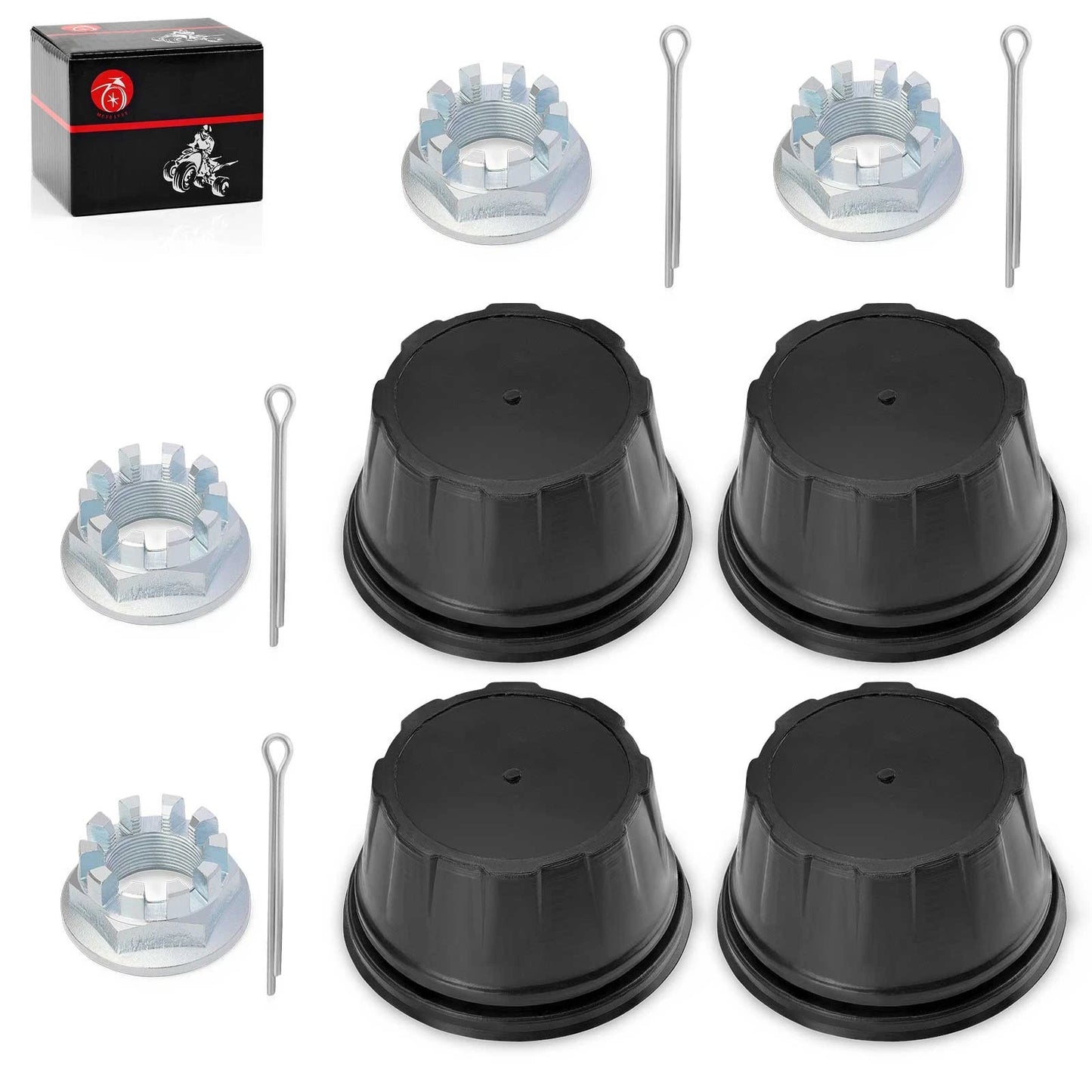 Wheel Center Cap & Nut Kit for Honda TRX420FA1 Rancher 420 4x4 (2014-2016)