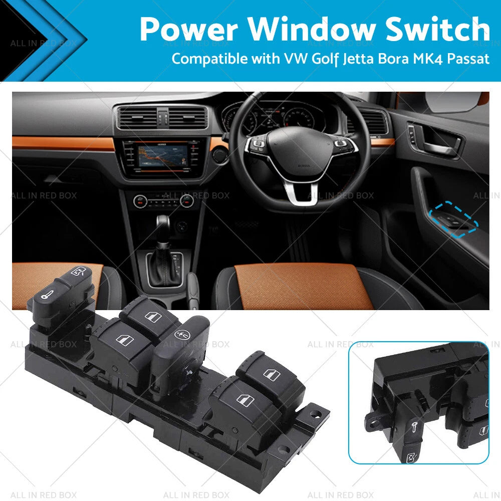 RH Power Window Switch for VW Golf Jetta Bora Passat (1998-2005)