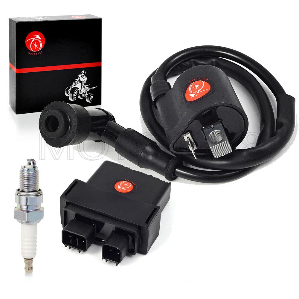 Ignition Coil Spark Plug CDI Box for Yamaha YFM50 50R Raptor (2004–2008)