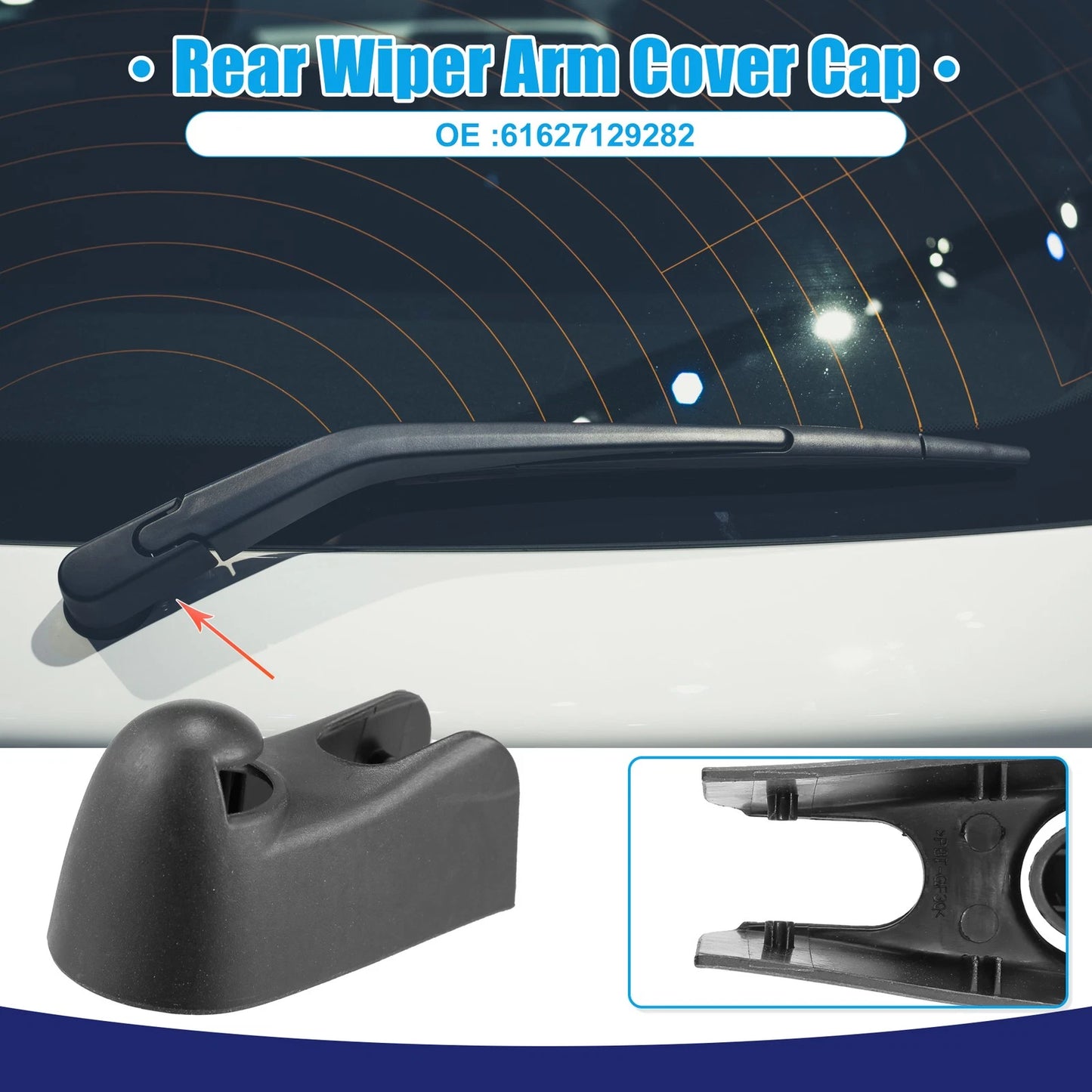 Rear Windshield Wiper Arm Nut Cover for Mini Cooper R56 (2007-2013)