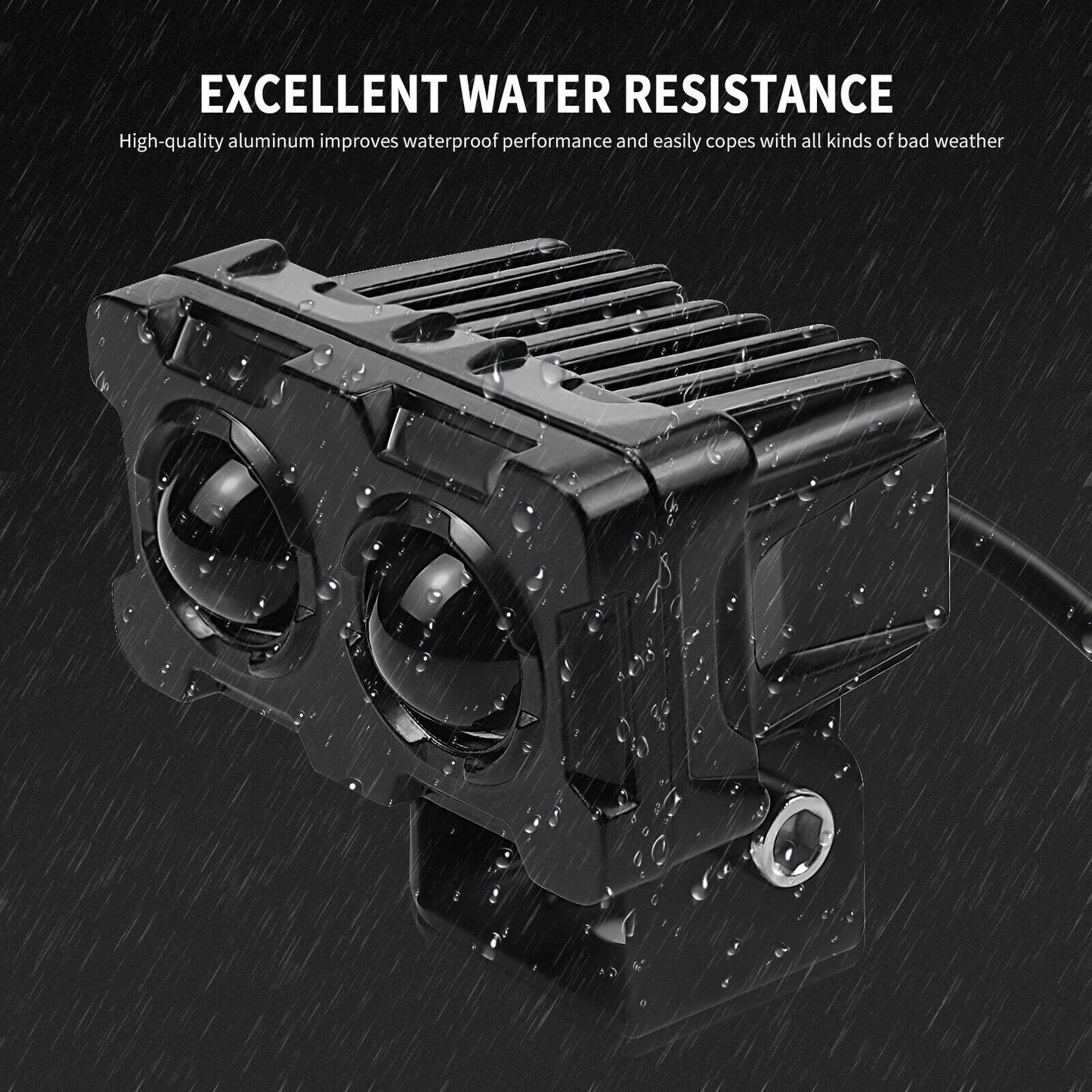 LED Work Lamp for Motorcycle/Scooter Front Headlight Fog Light (2020-2023)