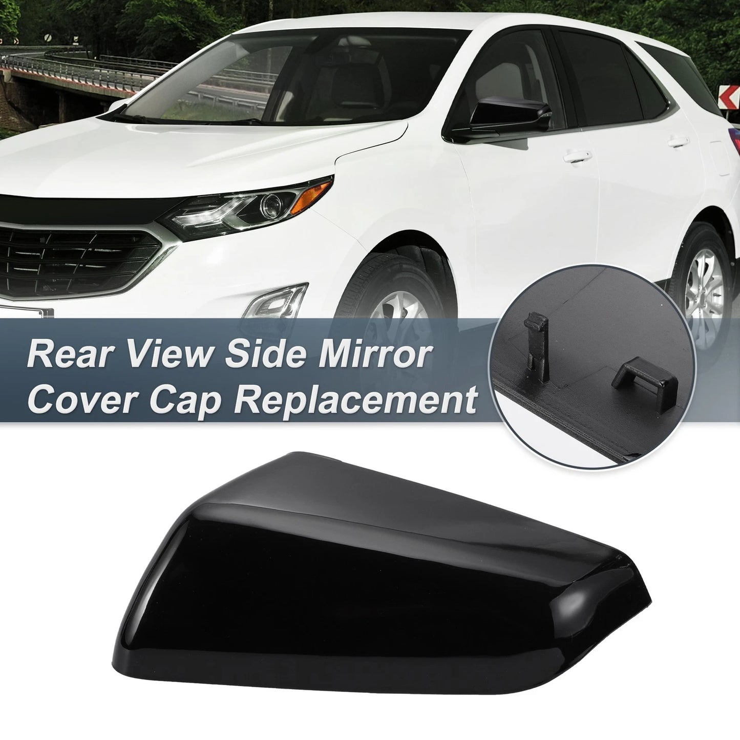 Mirror Cover Cap Gloss Black for Chevy Equinox for GMC