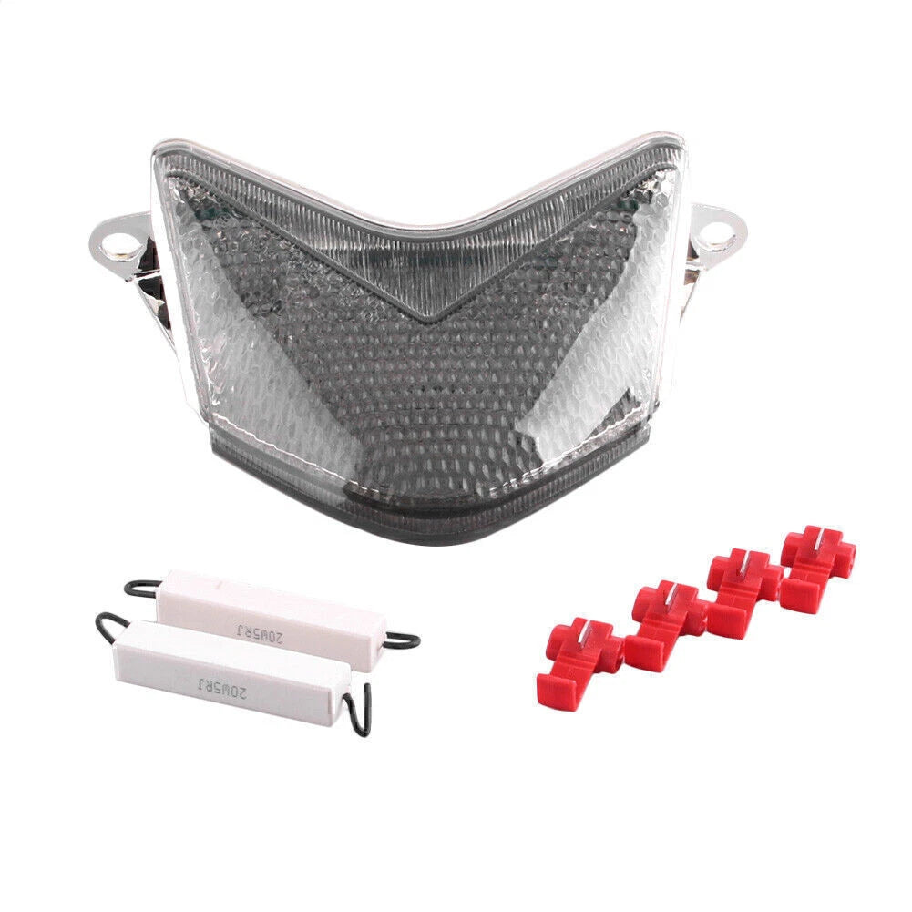Smoke Rear Brake LED Tail Light w/ Turn Signal for KAWASAKI Ninja ZX10R (2006-2007)