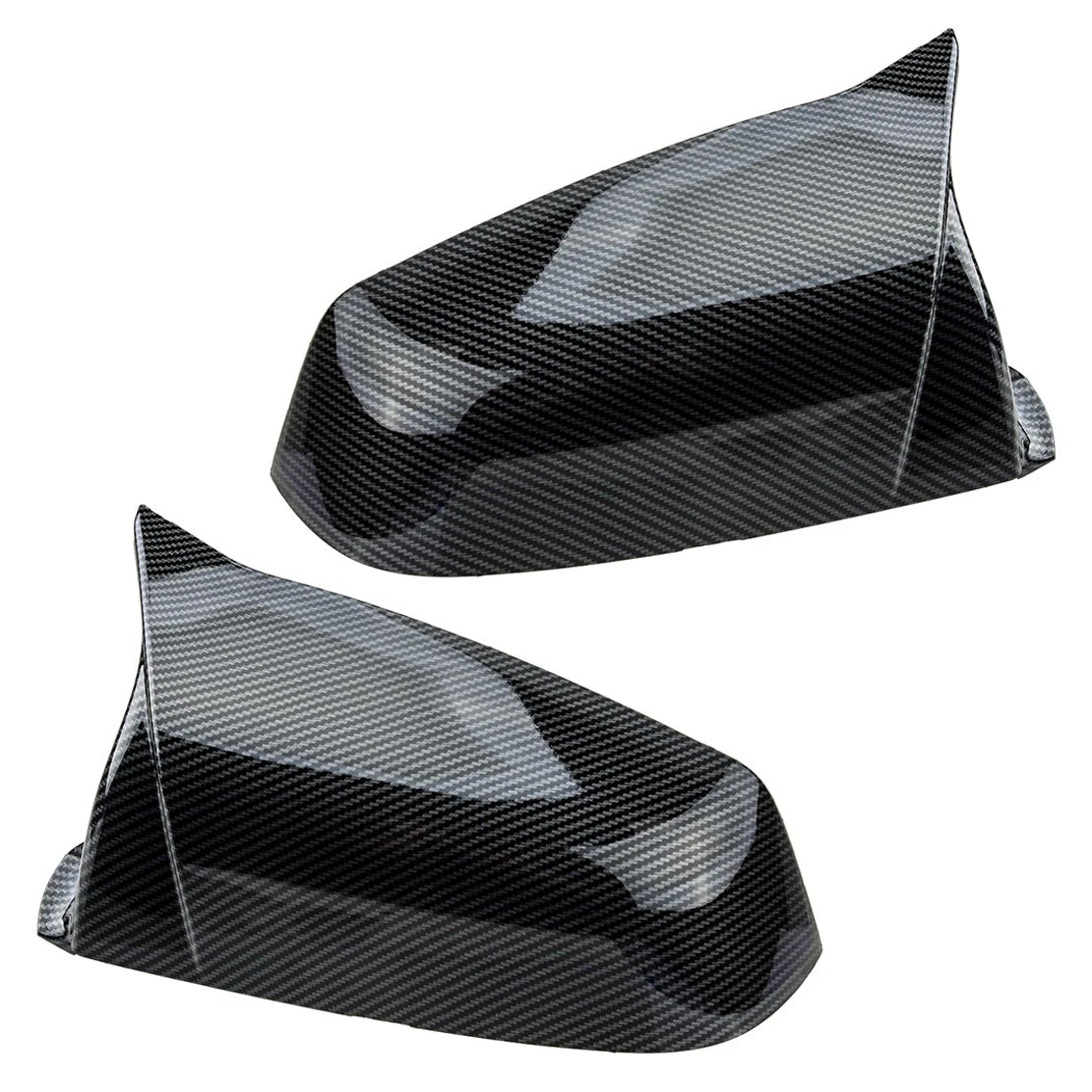 Carbon Fiber Style Side View Mirror Covers for BMW E60 E61 F10 F11 F01