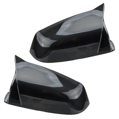 Carbon Fiber Style Side View Mirror Covers for BMW E60 E61 F10 F11 F01