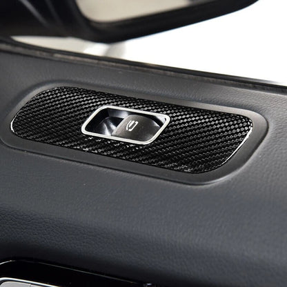 Real Carbon Fiber Window Lift Panel Cover Trim for Benz G500 G63 W464 2019-2023