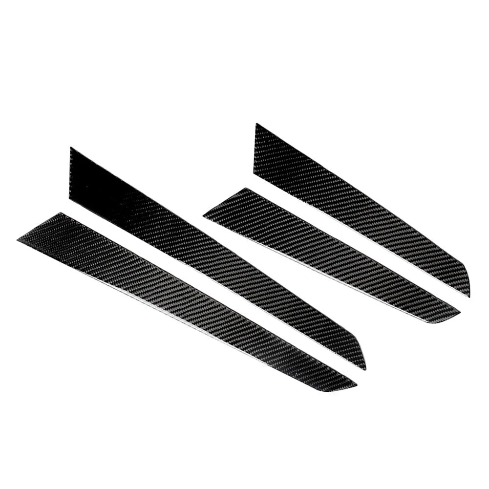 4Pcs Carbon Fiber Door Panel Covers for Mercedes-Benz W204 (2007-2014)