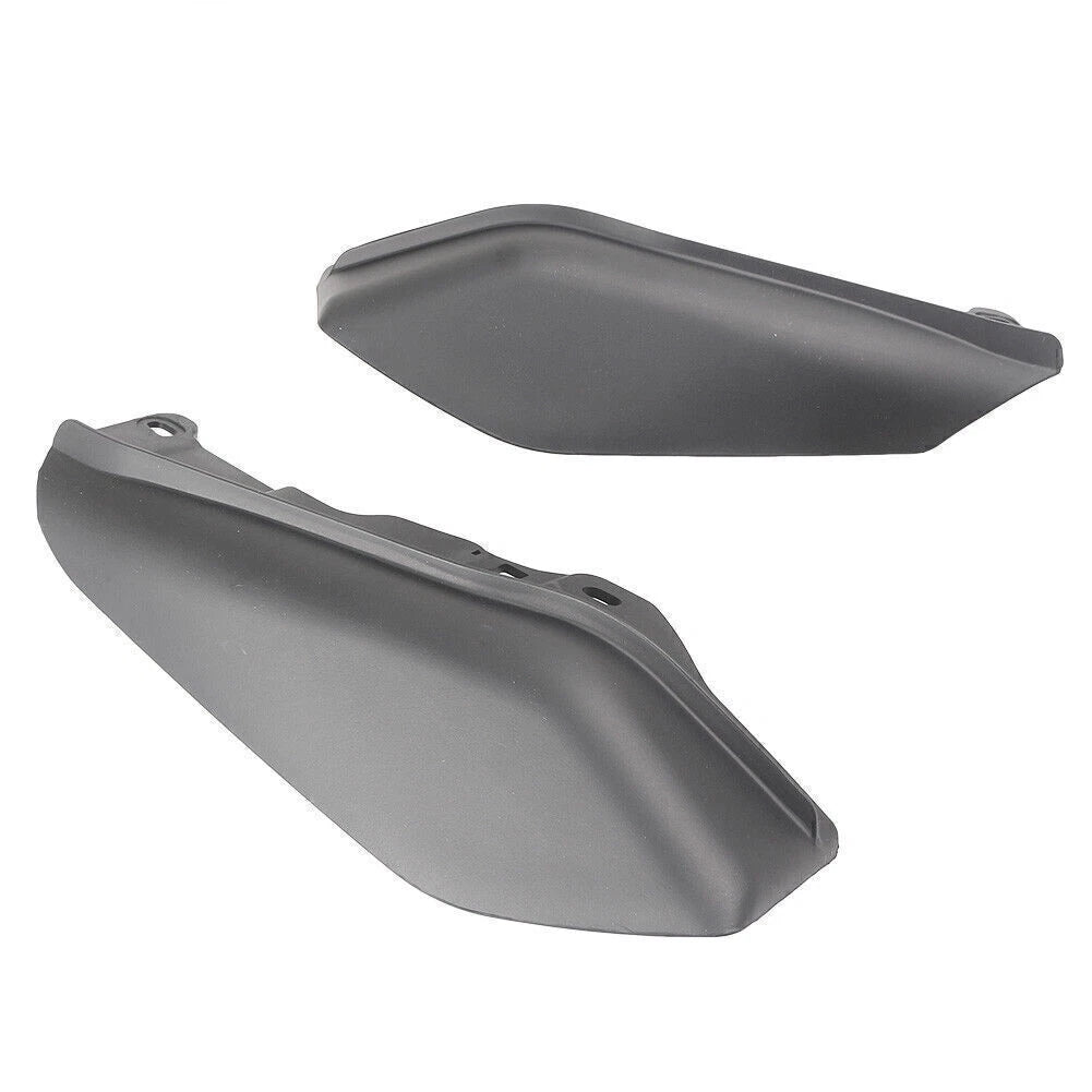 2 x Motorcycle Mid-Frame Air Heat Deflectors for Harley Touring (2009-2016) Black