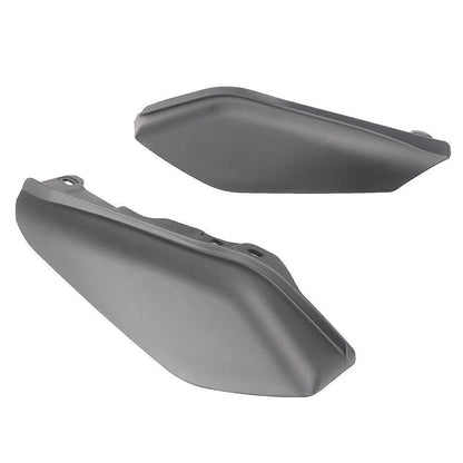 2 x Motorcycle Mid-Frame Air Heat Deflectors for Harley Touring (2009-2016) Black