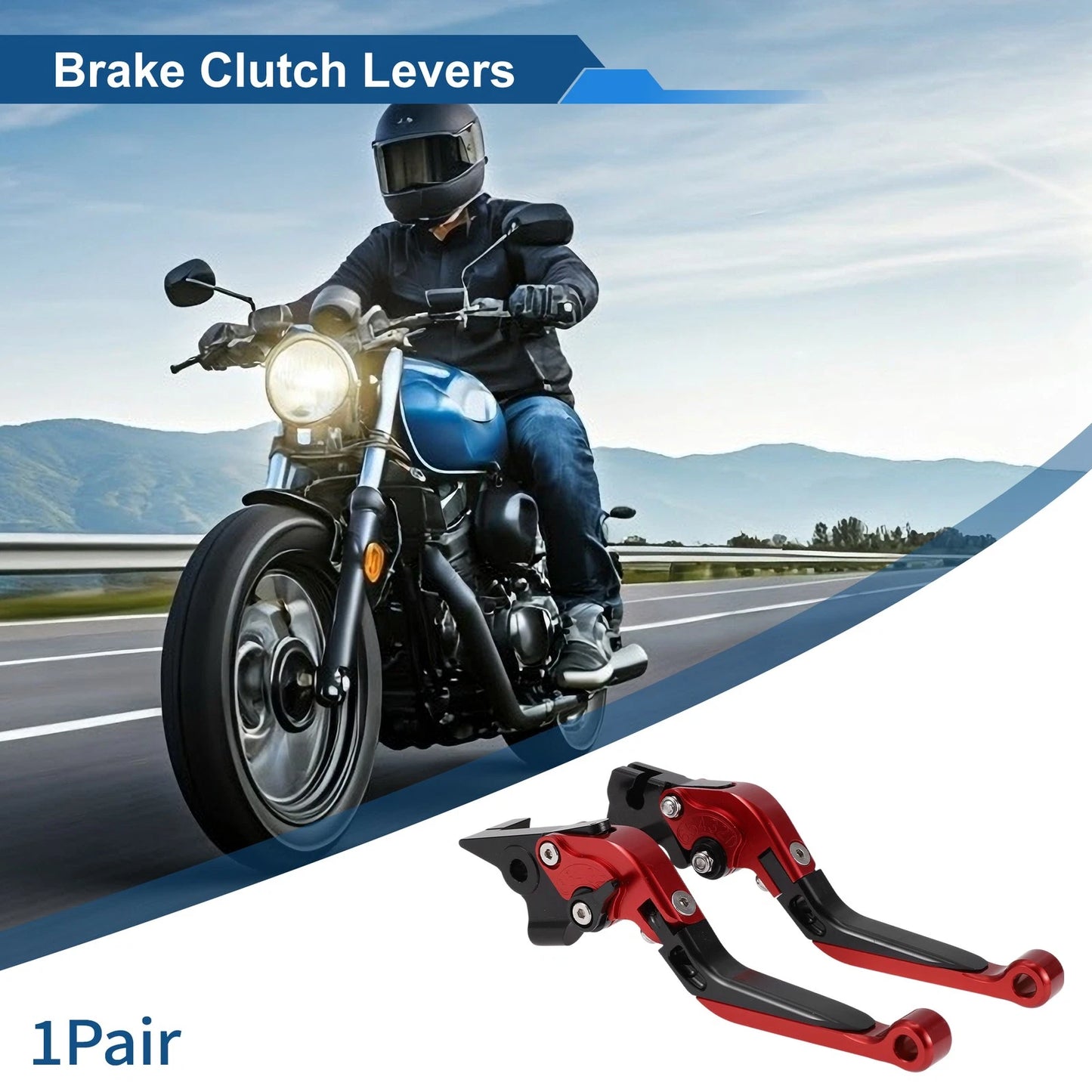 Adjustable Brake Clutch Levers / 1 Pair for Yamaha MT-07 (2014–2022)
