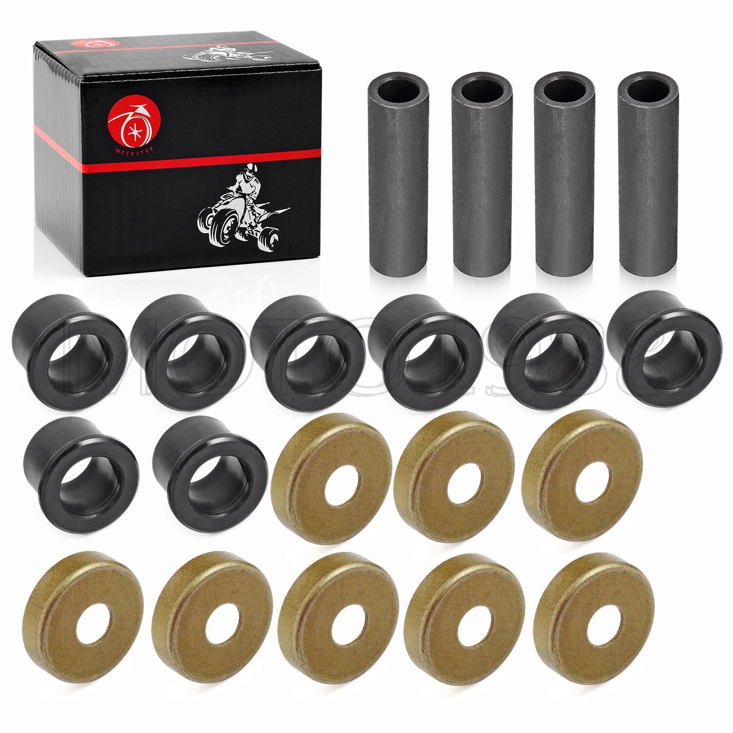 2 x Lower A-Arm Bushing & Seal for Yamaha YFM660R Raptor, YFM700R Raptor (2001–2014)
