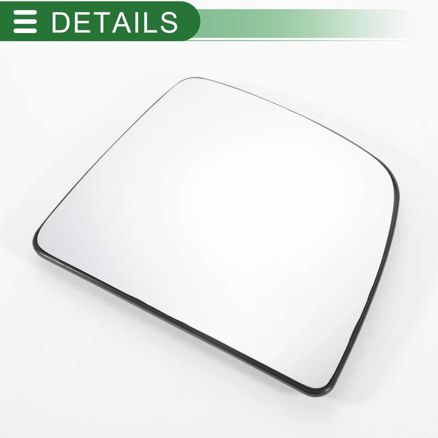 Right Side White Heated Mirror Glass for Ford Transit (2014-2018)