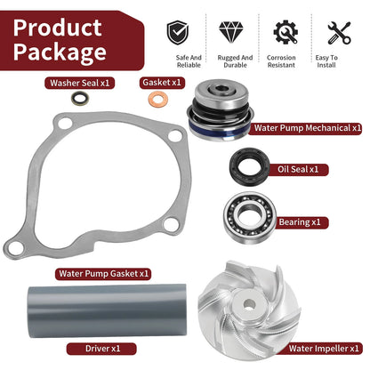 Water Pump Seal Rebuild Kit Impeller Driver for Polaris Xplorer ATP (2003–2009)
