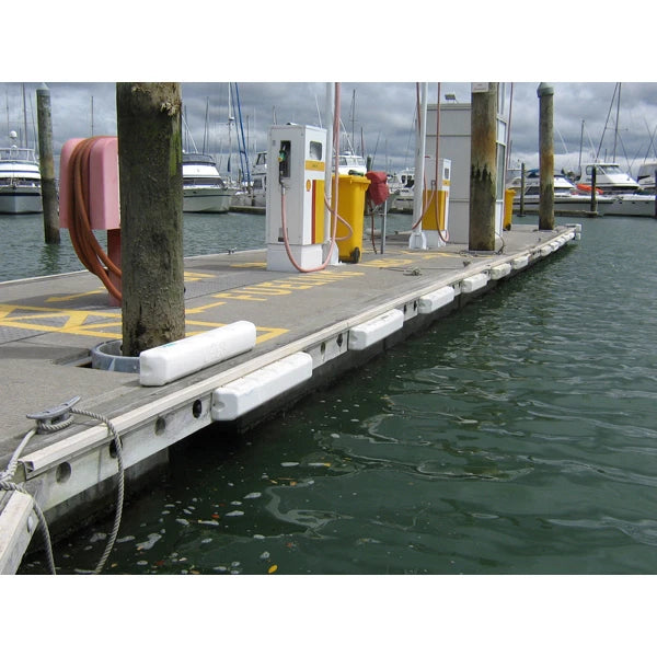 Marina Fender Supafend Pontoon Jetty Edging Boat Dock Fender White 980mm