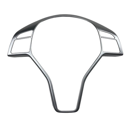 1X Chrome Steering Wheel Trim Cover for Mercedes Benz C-Class