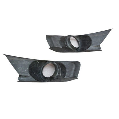 Real Carbon Fiber Front Bumper Fog Lights  Cover Trim For Ford Mustang 2015-17
