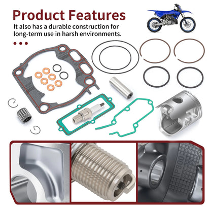 Piston & Gasket Kit for Yamaha YZ250 2005-2024 66.4mm Bore w/ Rings