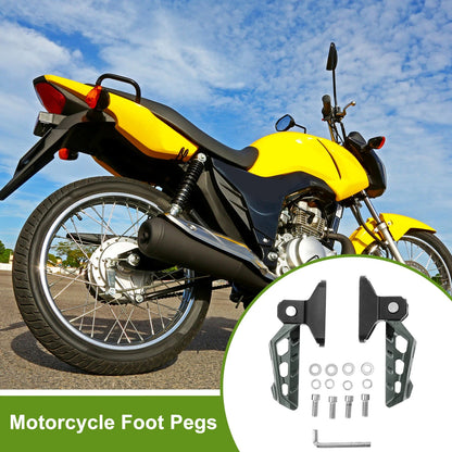 FootPegs 6.3in Foot Pedal Titanium Tone for Motorcycle