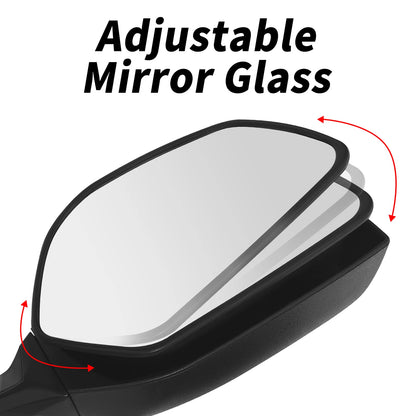 Rear View Mirrors W/ LED Turn Signals for Kawasaki Ninja H2 (2015 - 2024)