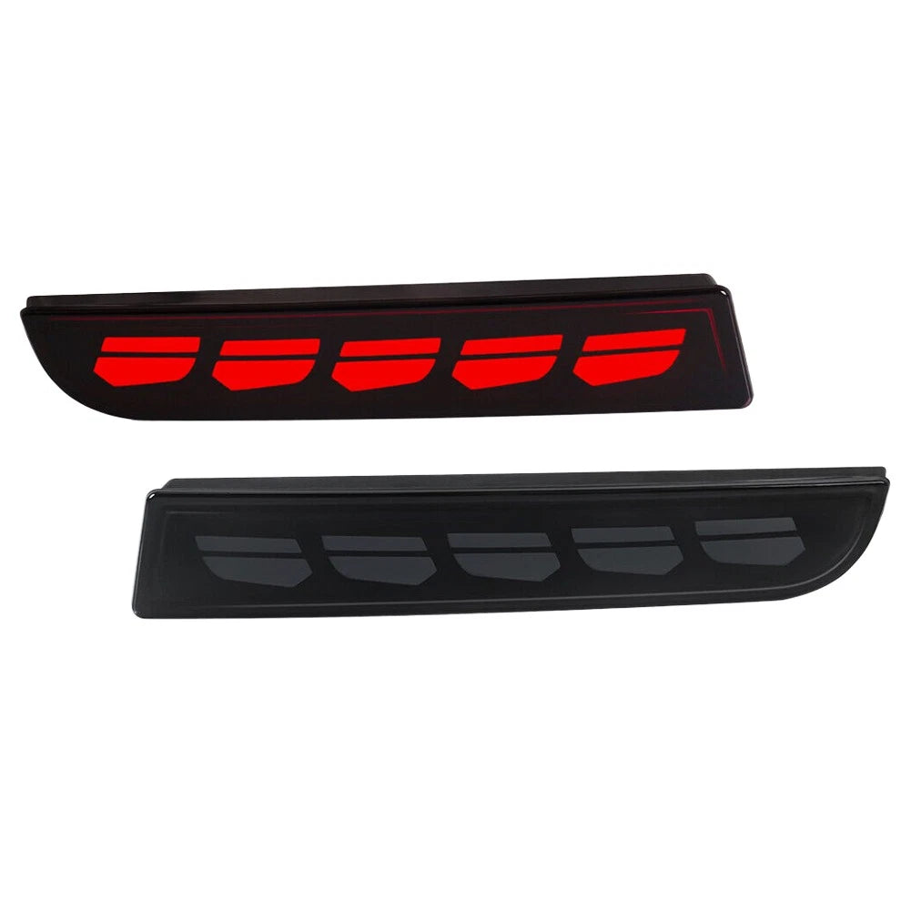Rear Bumper Reflector Brake Turn Signal Lamp for Mitsubishi Lancer (2008-2017)