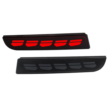Rear Bumper Reflector Brake Turn Signal Lamp for Mitsubishi Lancer (2008-2017)