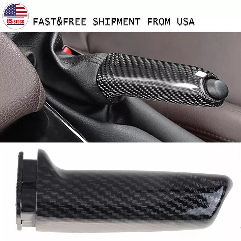 Carbon Fiber Handbrake Handle Cover for BMW E46 E90 E92 F30 F32 F80 M3