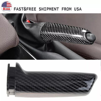 Carbon Fiber Handbrake Handle Cover for BMW E46 E90 E92 F30 F32 F80 M3