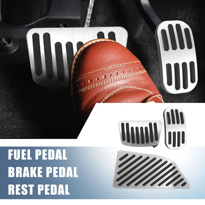 3 x Gas Pedal Brake Pedal Rest Pedal for Toyota Corolla (2019–2021)