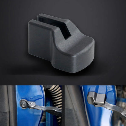 Pair Plastic Door Check Arm Cover Caps Interior Trim For Ford Mustang 2015-2018