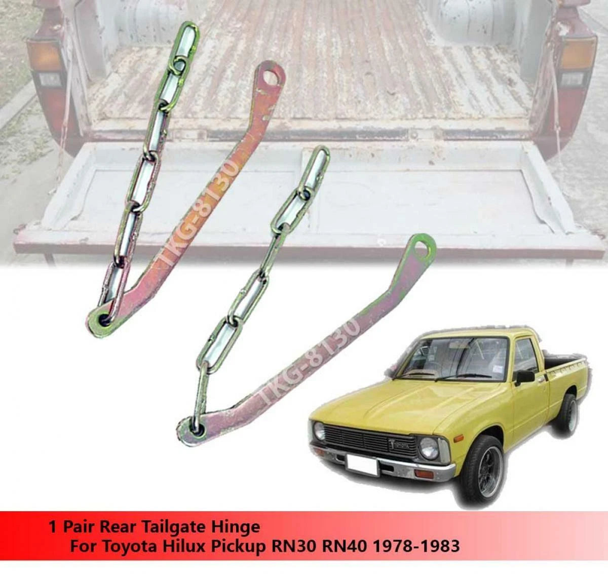 Rear Tailgate Hinge for Toyota Hilux (1978-1983)