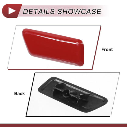 Front Left Washer Nozzle Cover for Mitsubishi Outlander (2006-2018) Red
