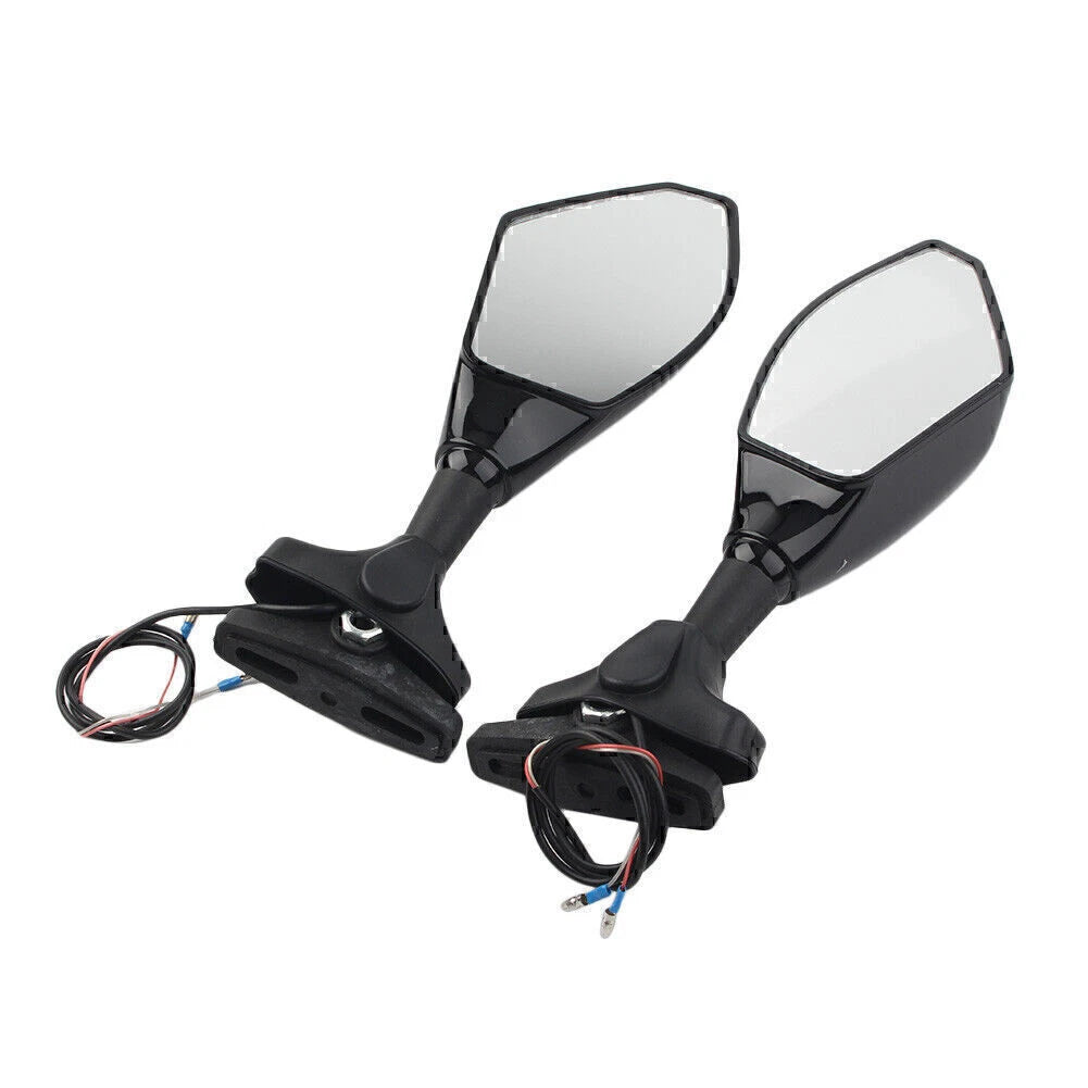 LED Turn Signal Rearview Mirrors for Honda Kawasaki Yamaha YZF R6S (2006-2016)