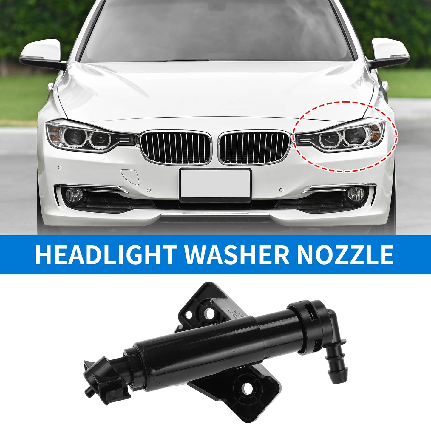Driver Side Headlight Washer Nozzle for Kia CEED (2012-2017)
