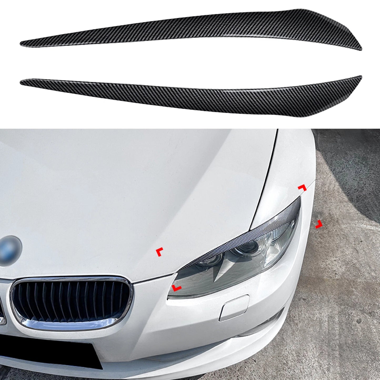 Headlight Eyelid Covers for BMW E92 E93 (2010-2012)