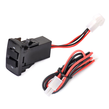 USB Recessed Double Socket Charger for Honda Civic, CR-V, Acura CL (2001-2023)