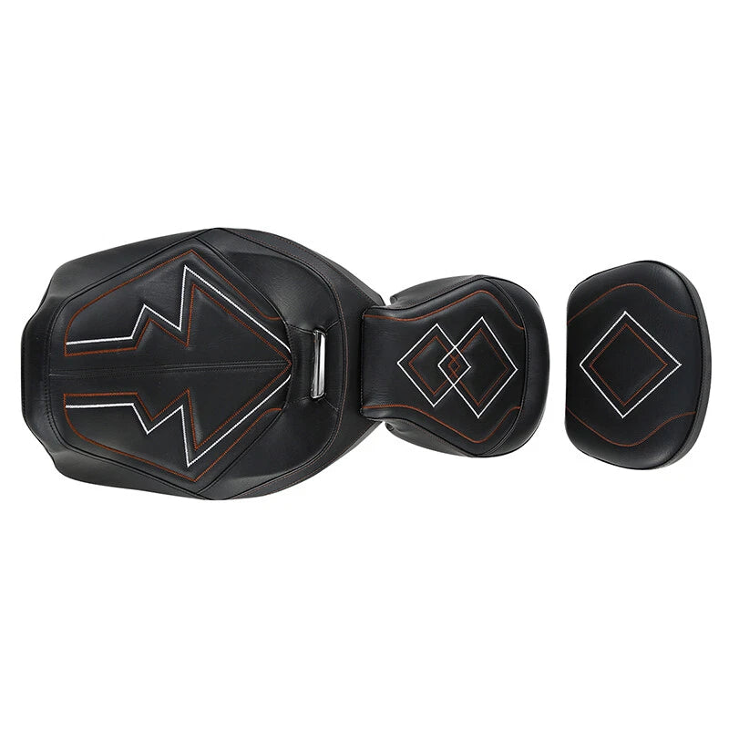 Seat Backrest Pad for Harley Touring Road King (2009 - 2023)