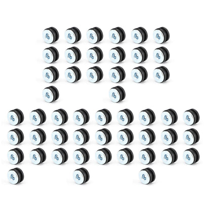 50pcs M6 Eyelets Cushion Side Cover Fairing for Motorcycle Scooter (F2)