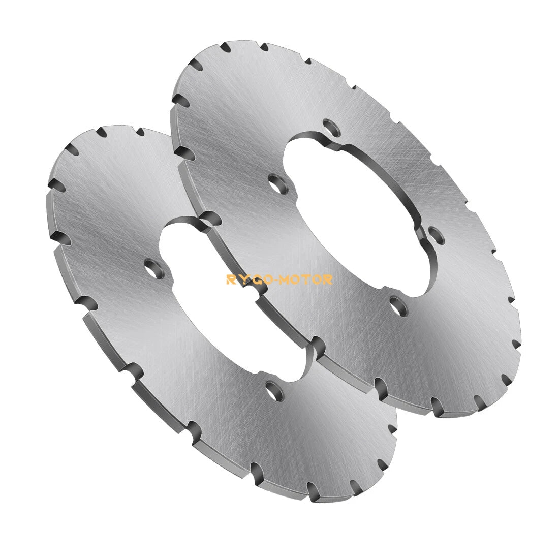 2 x Front Brake Rotor Disc for Polaris Scrambler 400 500 4X4 2x4 (1998–2000)