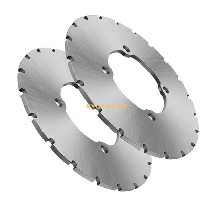 2 x Front Brake Rotor Disc for Polaris Scrambler 400 500 4X4 2x4 (1998–2000)