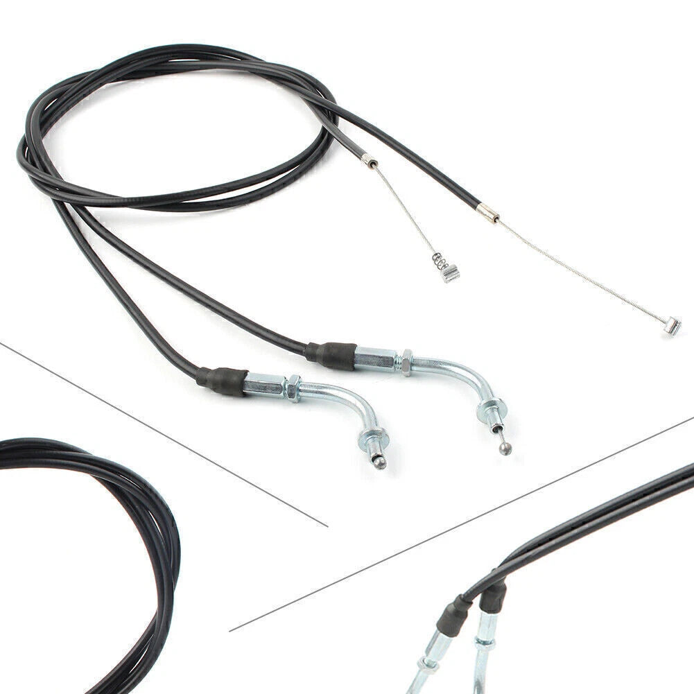 2 x 130CM Throttle Cable for Harley Sportster 883 1200 (2004-2023)