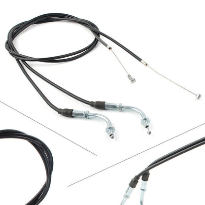 2 x 130CM Throttle Cable for Harley Sportster 883 1200 (2004-2023)