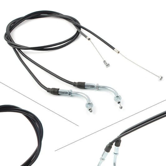 2 x 130CM Throttle Cable for Harley Sportster 883 1200 (2004-2023)